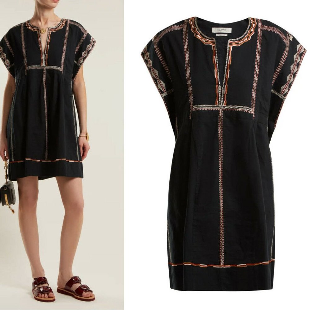 NEW etoile Isabel marant belissa black dress 36